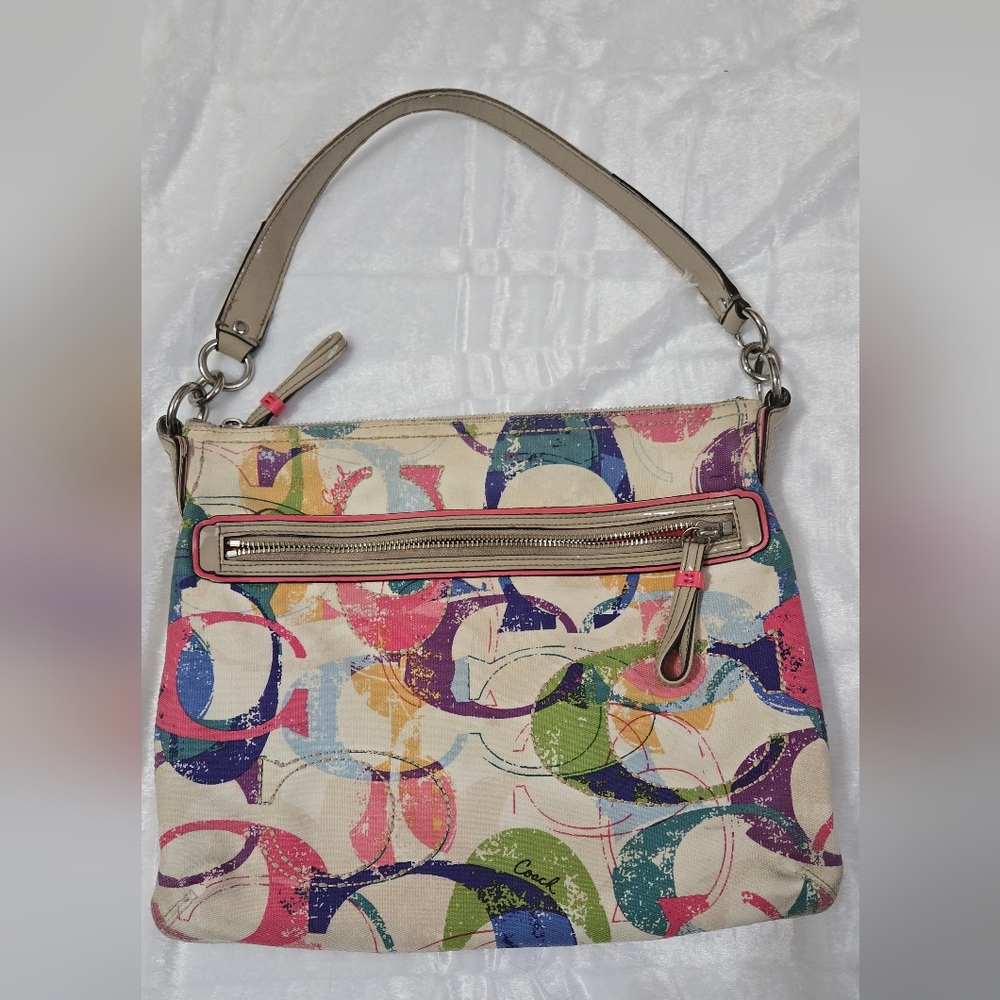 Coach Multicolor Canvas Shoulder Bag